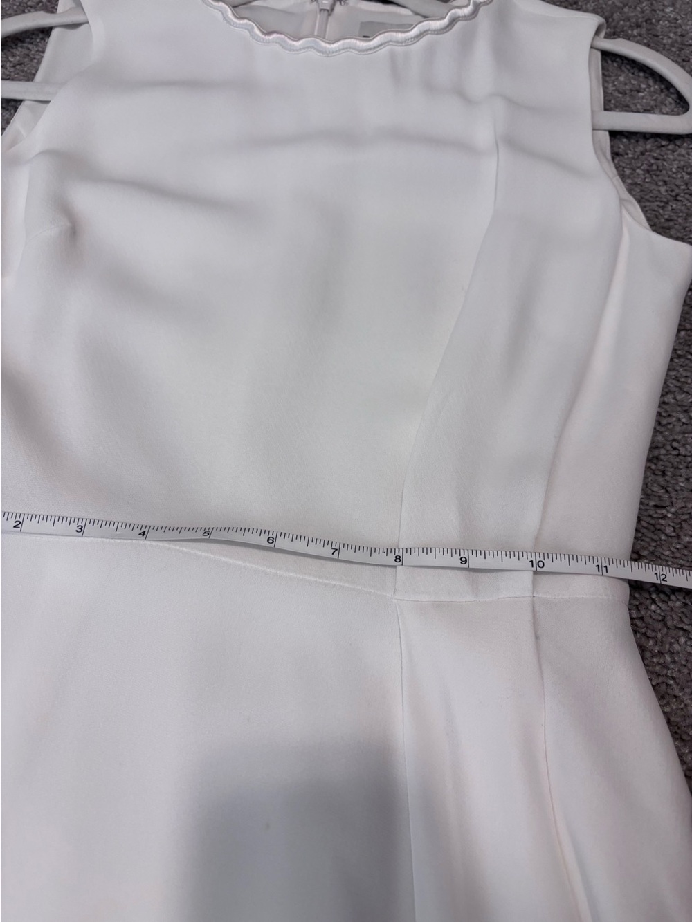 NWT Reiss Rodia Off White Novelty Neckline Women’s 0 Bridal Cocktail Event - Picture 13 of 16